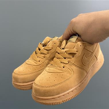 NIKE 新款空一號鞋帶扣兒童休閒板鞋