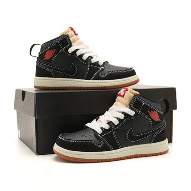 NIKE Air Jordan 1（GS） 時尚板鞋