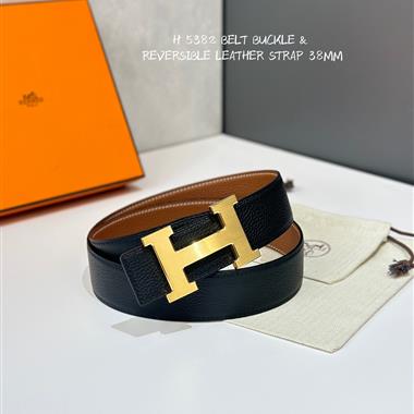 HERMES   2026新款時尚皮帶  3.8CM