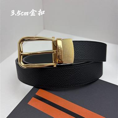 ZEGNA   2026新款時尚皮帶  3.5CM