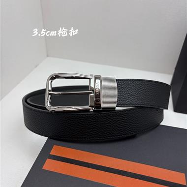 ZEGNA   2026新款時尚皮帶  3.5CM