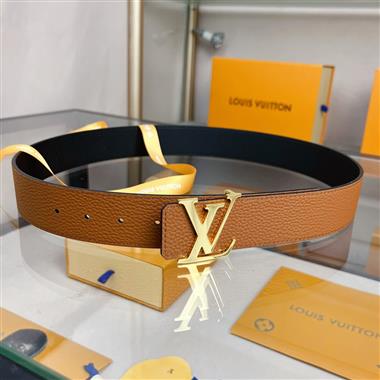 LOUIS VUITTON  2026新款時尚皮帶  4.0CM