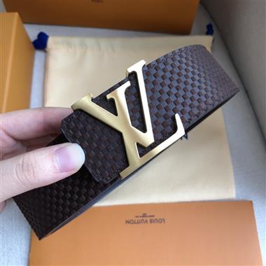 LOUIS VUITTON    2026新款時尚皮帶  4.0CM