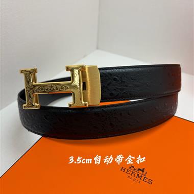 HERMES   2026新款時尚皮帶  3.5CM
