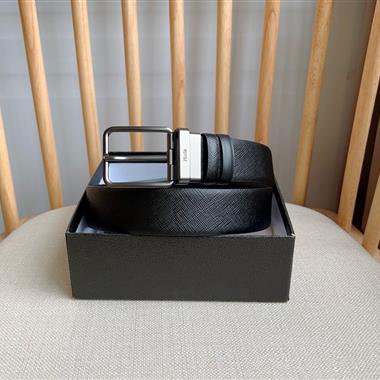 PRADA   2026新款時尚皮帶  3.0CM