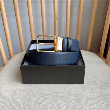 PRADA   2026新款時尚皮帶  3.0CM