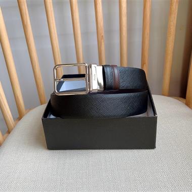 PRADA   2026新款時尚皮帶  3.0CM