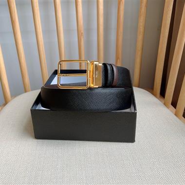 PRADA   2026新款時尚皮帶  3.0CM