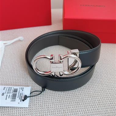 Ferragamo   2026新款時尚皮帶  3.4CM