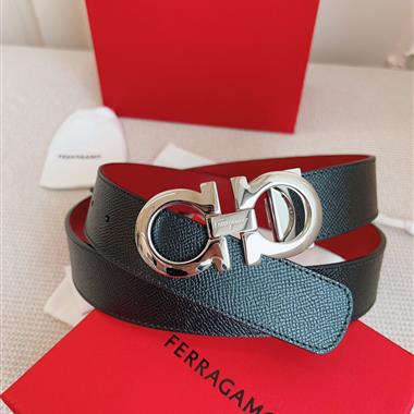 Ferragamo   2026新款時尚皮帶  3.4CM