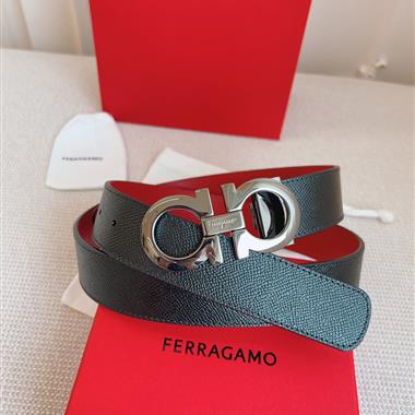 Ferragamo   2026新款時尚皮帶  3.4CM