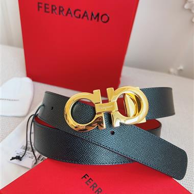 Ferragamo   2026新款時尚皮帶  3.4CM