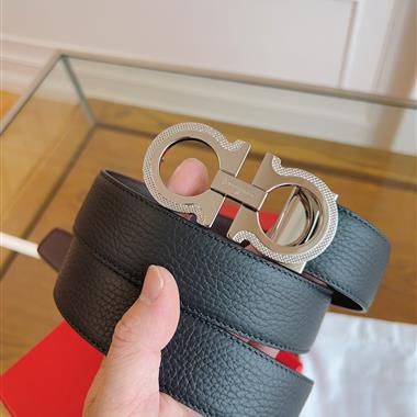 Ferragamo   2026新款時尚皮帶  3.4CM