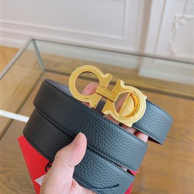 Ferragamo   2026新款時尚皮帶  3.4CM
