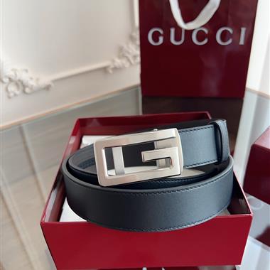 GUCCI   2026新款時尚皮帶  3.5CM