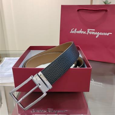 Ferragamo   2026新款時尚皮帶  3.5CM
