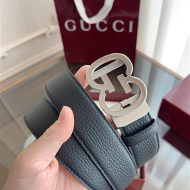 GUCCI   2026新款時尚皮帶  3.5CM