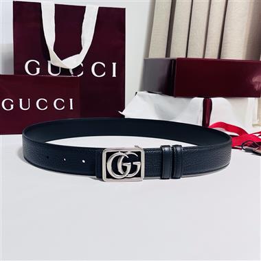 GUCCI   2026新款時尚皮帶  3.5CM