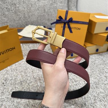LOUIS VUITTON   2026新款時尚皮帶  3.0CM