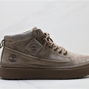 Timberland 休閒簡約百搭 厚底增高 工裝短靴 短筒