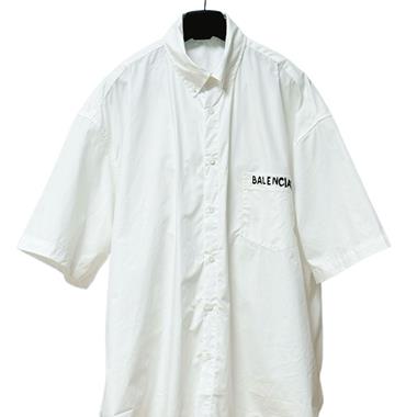 Balenciaga   2026夏季新款短袖襯衫  尺寸偏大