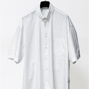 Balenciaga   2026夏季新款短袖襯衫  尺寸偏大