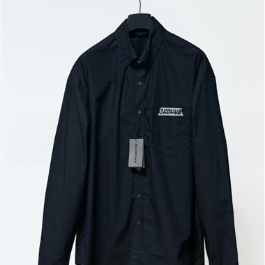 Balenciaga   2026秋冬新款長袖襯衫  尺寸偏大