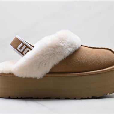 UGG DAKOTA 舒適柔軟時尚 耐磨增高保暖 一腳蹬保暖雪地靴