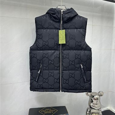 GUCCI  2026秋冬新款羽絨馬甲外套