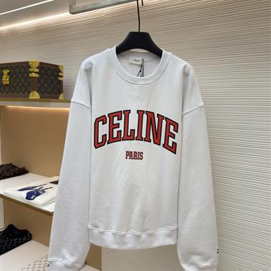 CELINE   2026秋冬新款帽T大學T  尺寸偏大