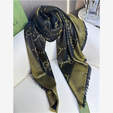 GUCCI   2026秋冬新款時尚圍巾   尺寸：140-140