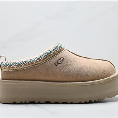 UGG TAZZ 舒適柔軟時尚 民族風一腳蹬保暖雪地靴