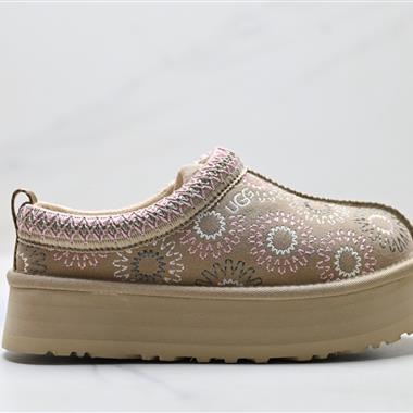 UGG TAZZ 舒適柔軟時尚 民族風一腳蹬保暖雪地靴
