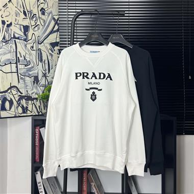 PRADA    2026秋冬新款帽T大學T  尺寸偏大