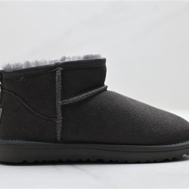 UGG CLASSIC MINI PLATFORM 麂皮 中筒保暖雪地靴