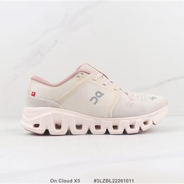 On Cloud X5 昂跑鏤空減震輕便跑步鞋