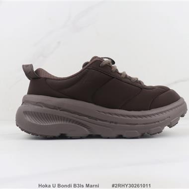 Hoka U Bondi B3ls Marni 厚底減震跑步鞋